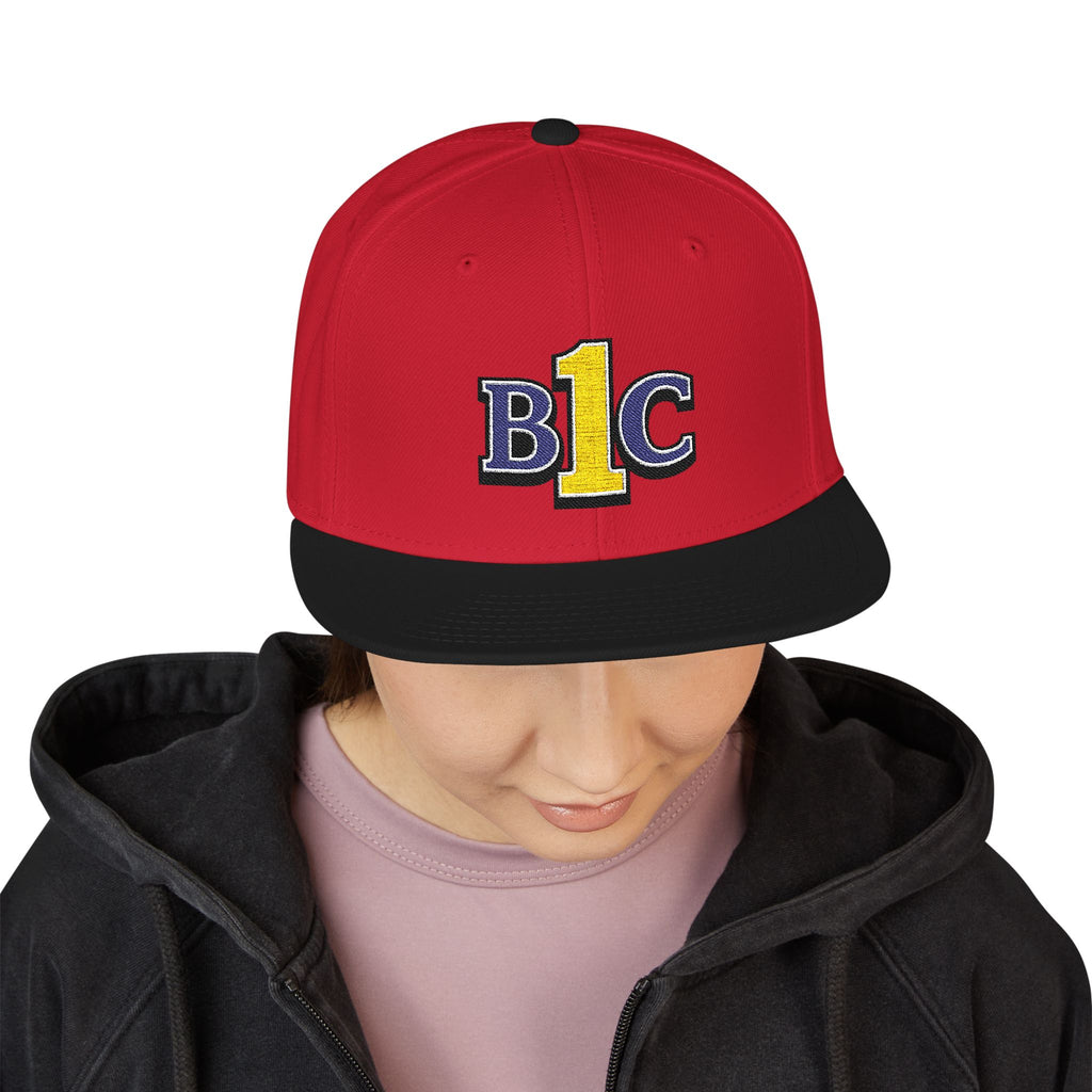 Embroidered B1C  Snapback Hat