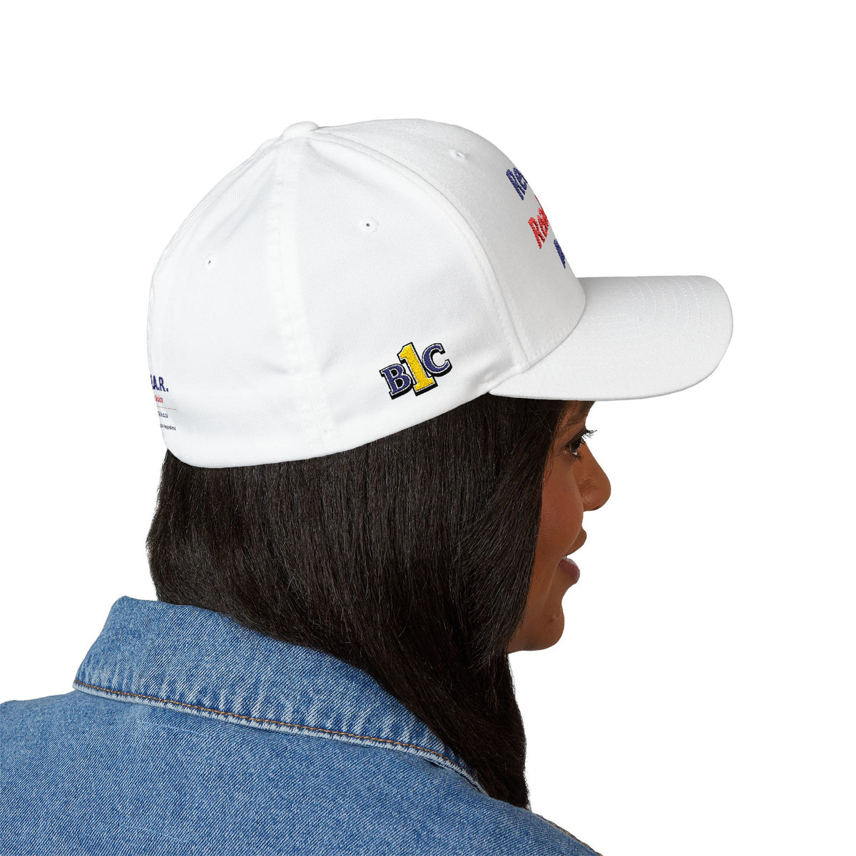 Real People. Real Message. Real BC.- Structured cap-Embroidered-Flex fit