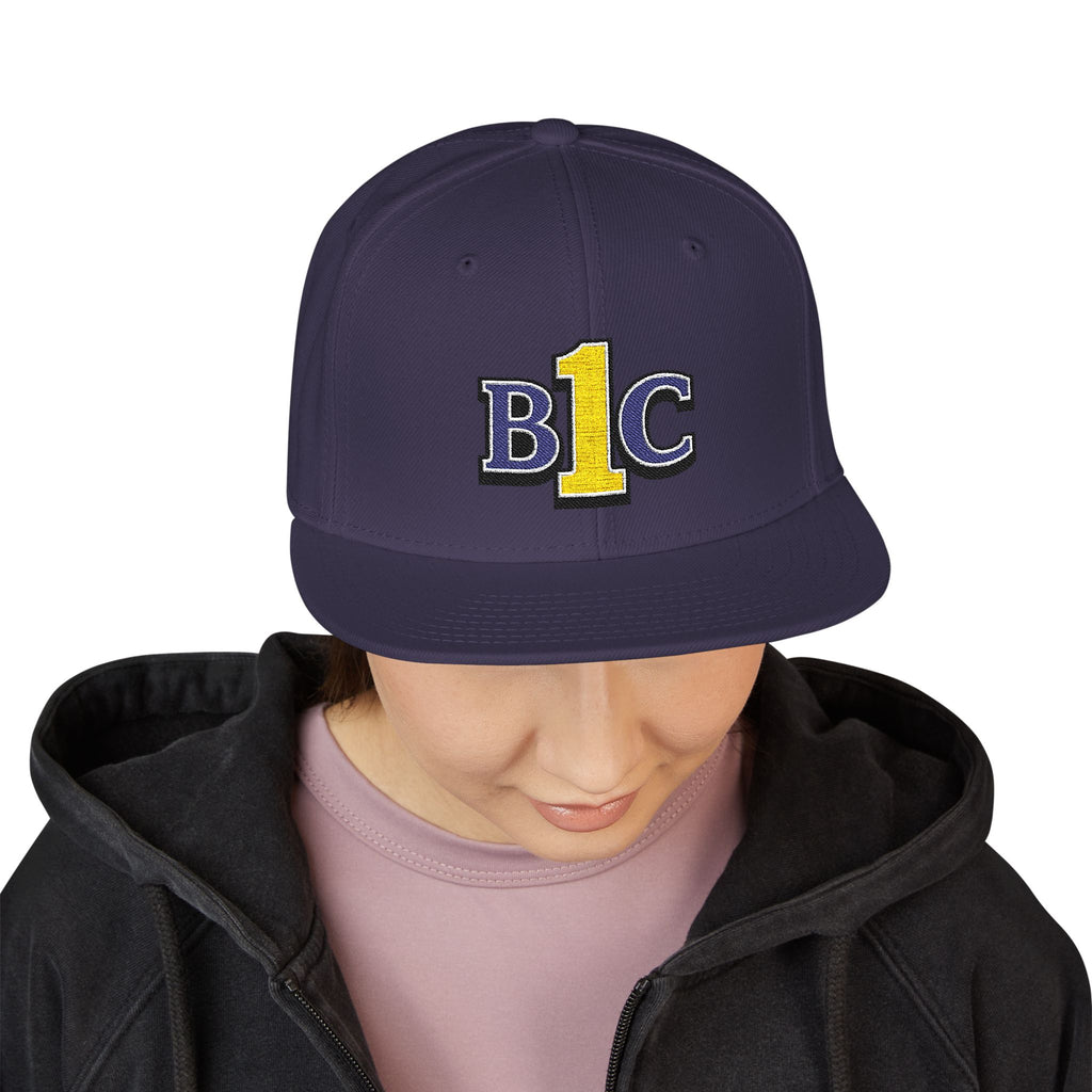 Embroidered B1C  Snapback Hat