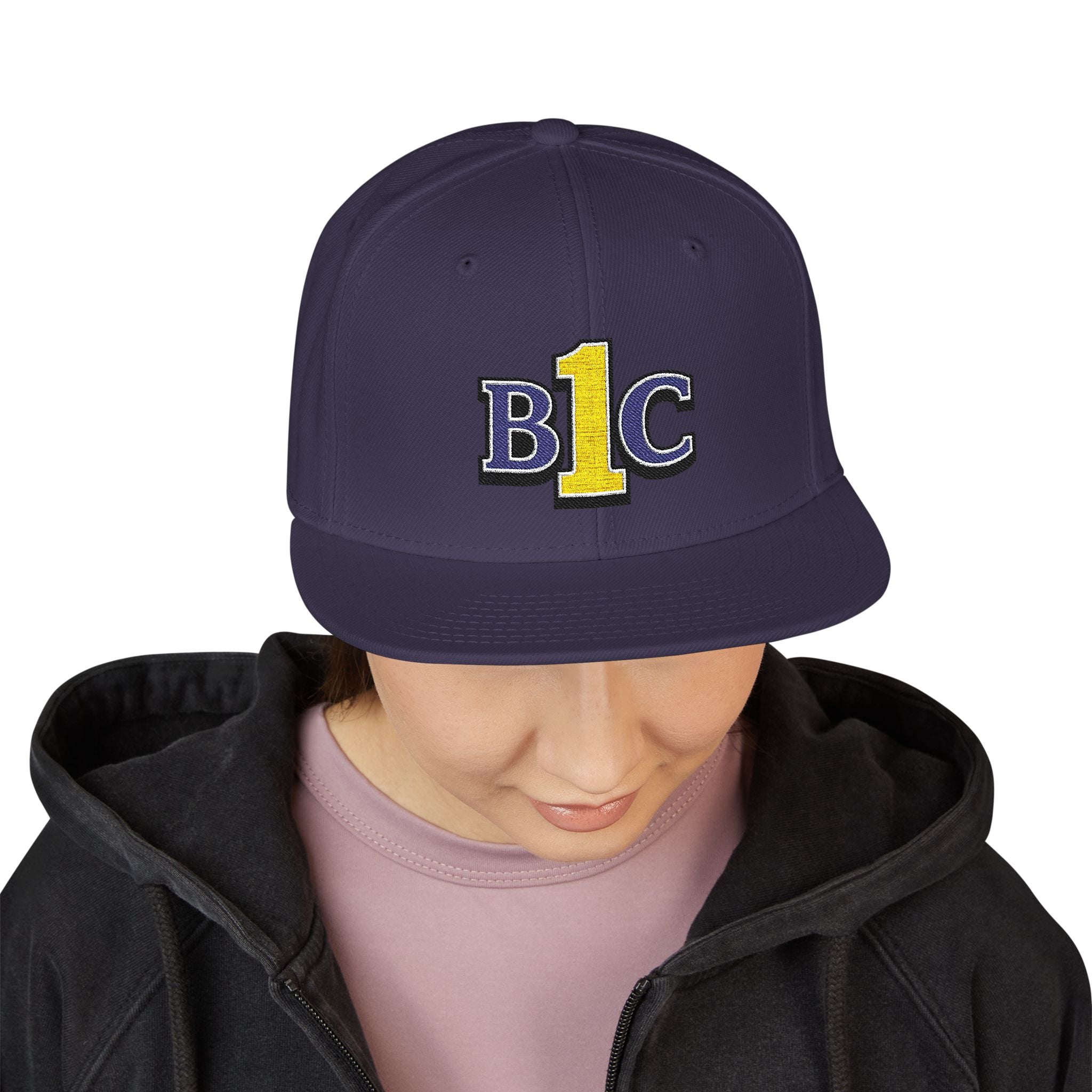 Embroidered B1C  Snapback Hat