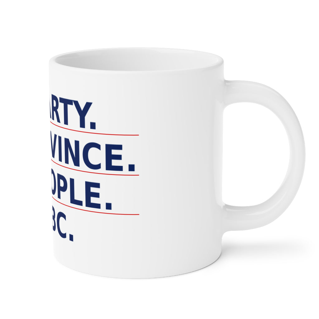 Ceramic Mug — One Party. One Province. One People. One BC. - view 7