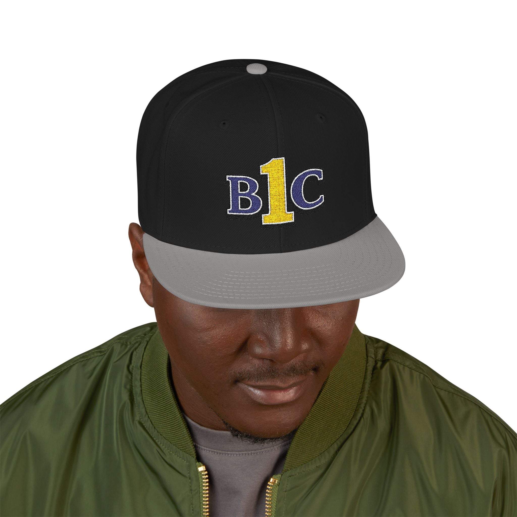 Embroidered B1C  Snapback Hat