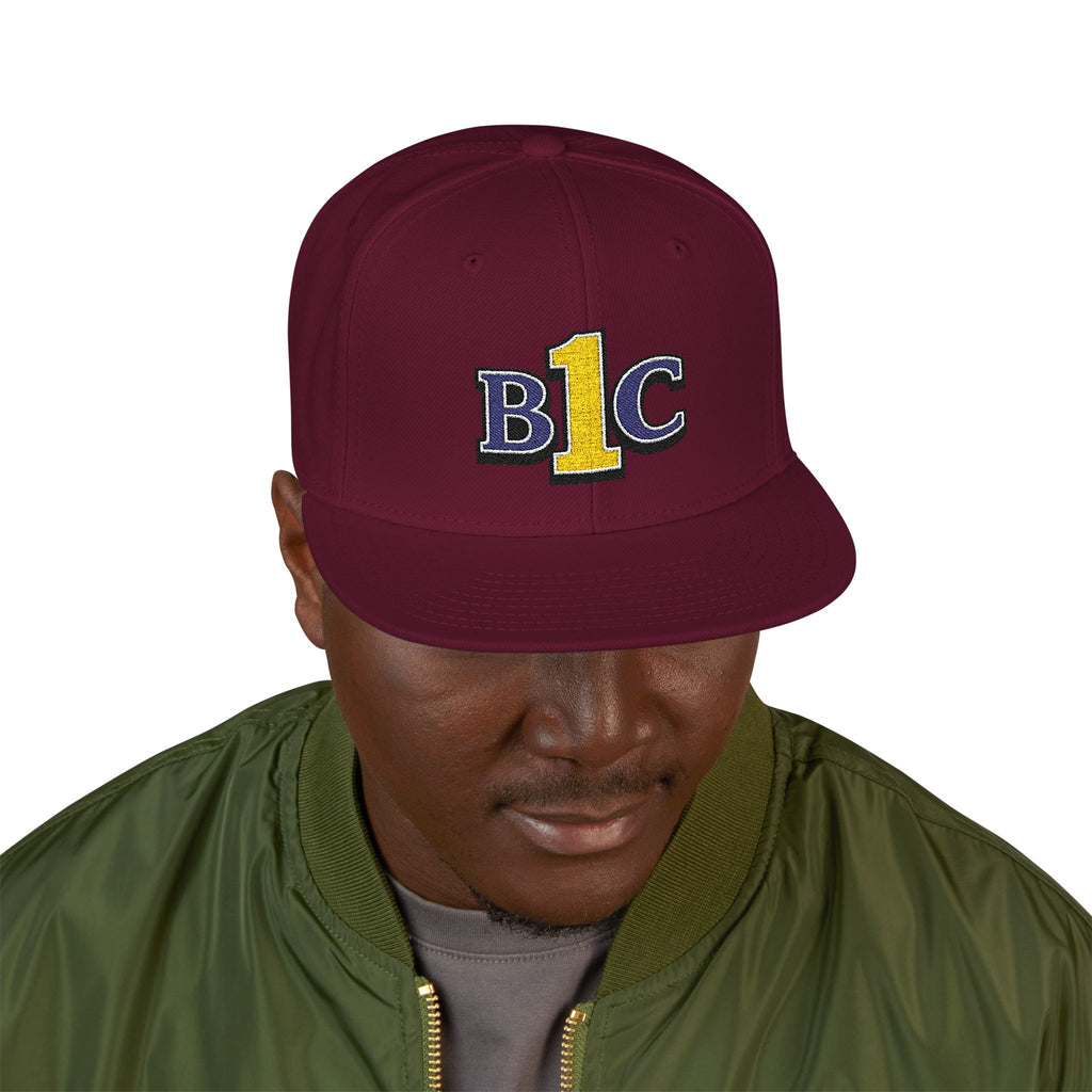 Embroidered B1C  Snapback Hat