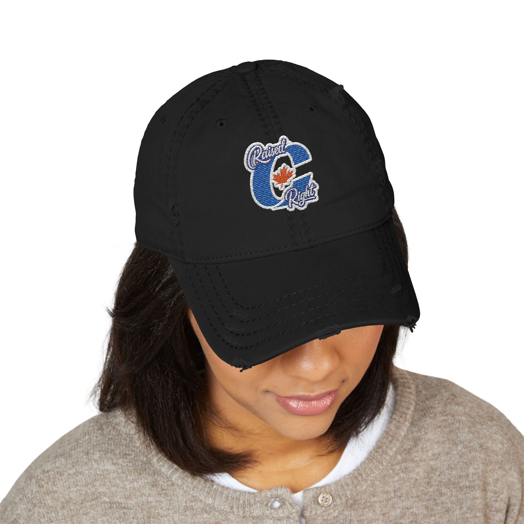 Conservative Raised Right - Embroidered-Velcro