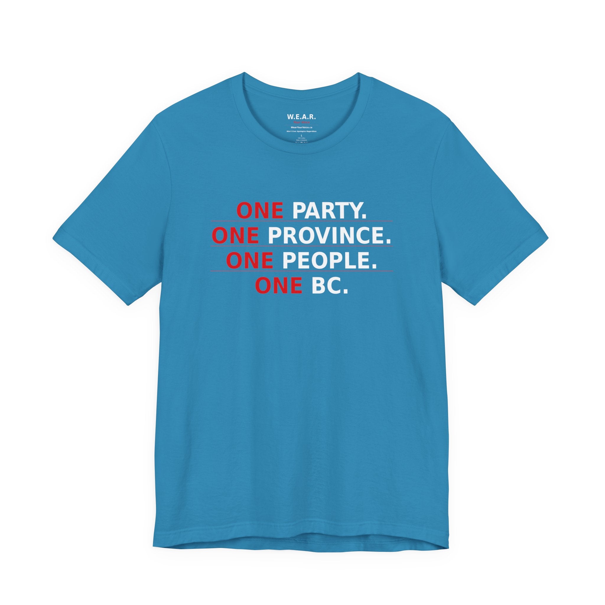 dark - One Party, One Province, One People, One BC / Only One Party Has The Backbone To Say It