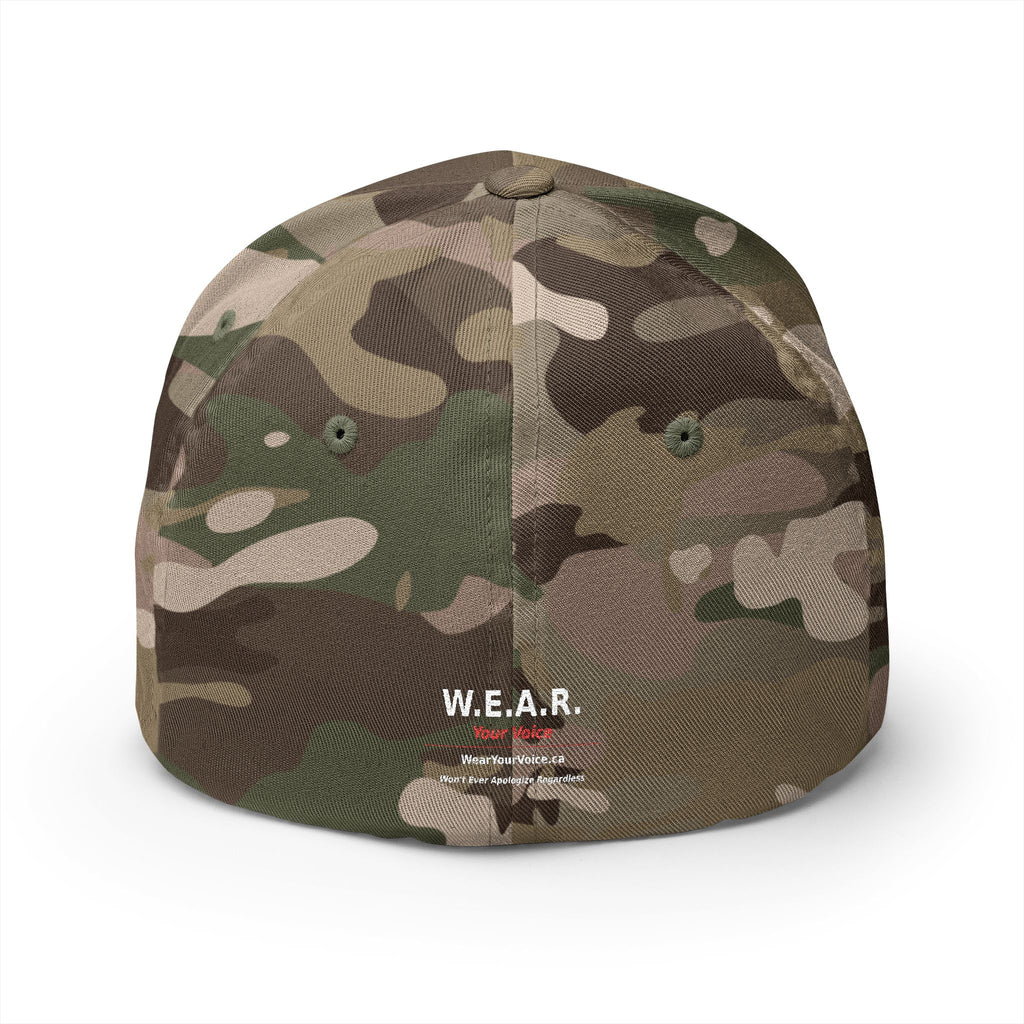 W.E.A.R. Your Voice - Structured cap-Embroidered-Flex fit