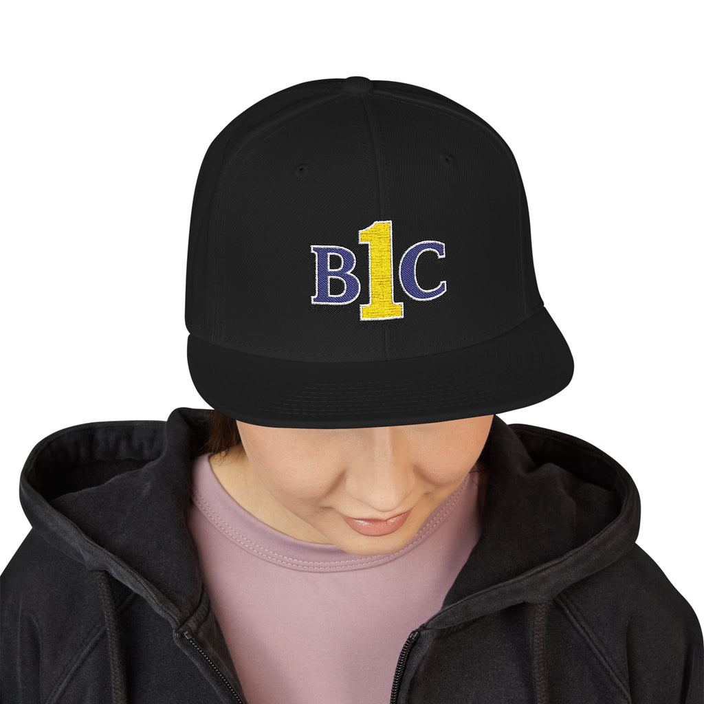 Embroidered B1C  Snapback Hat
