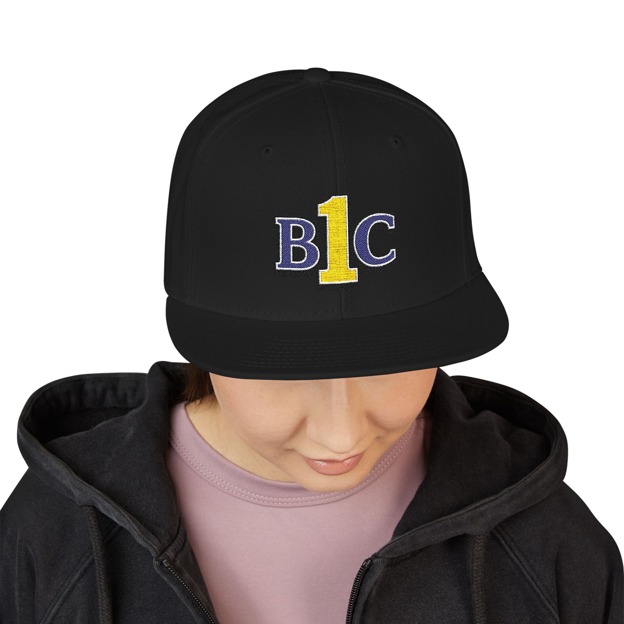 Embroidered B1C  Snapback Hat