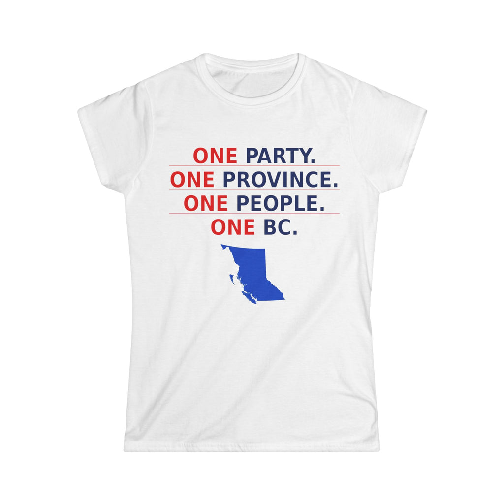 On Party One Province One People One BC Women's Tee