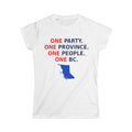 On Party One Province One People One BC Women's Tee