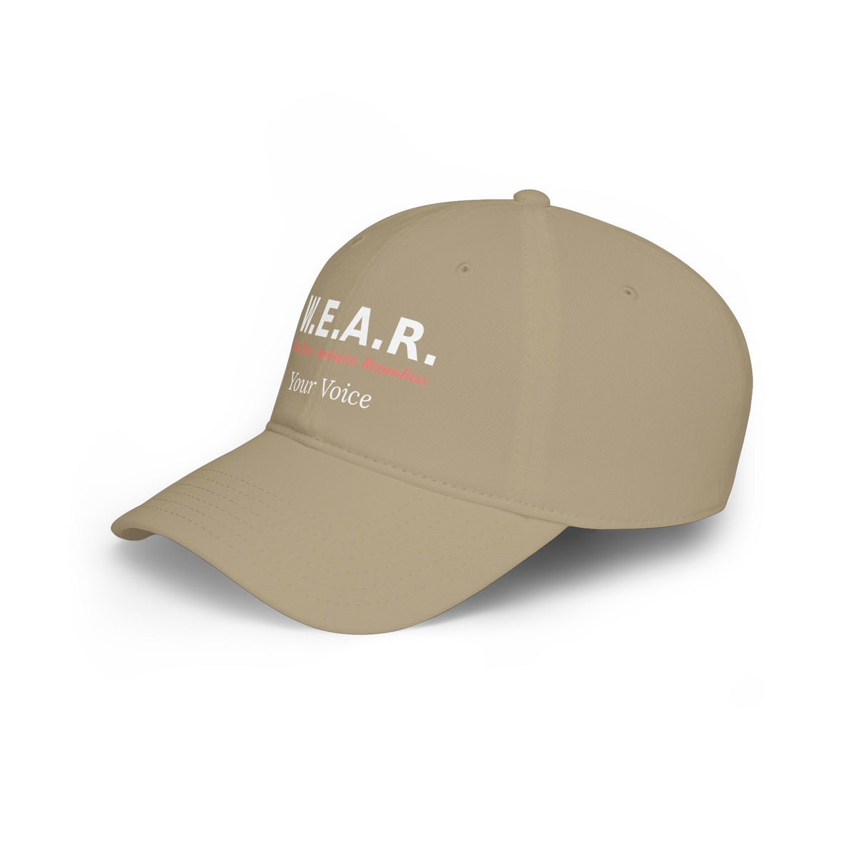 W.E.A.R Your Voice - Baseball cap-Embroidered-Velcro strap
