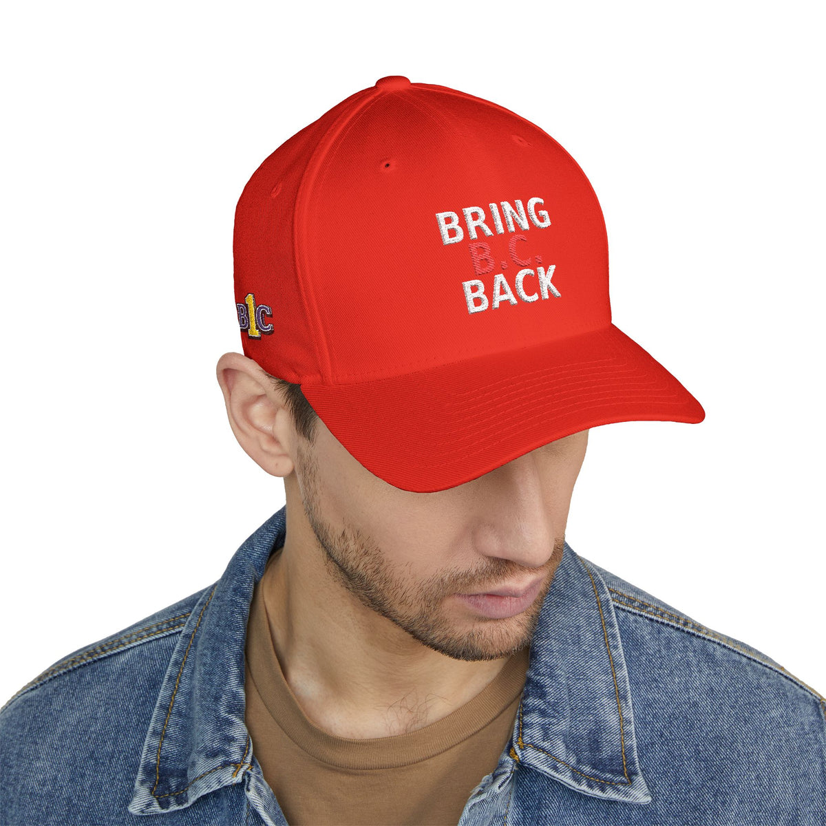 BRING B.C. BACK - Structured cap-Embroidered-Flex fit