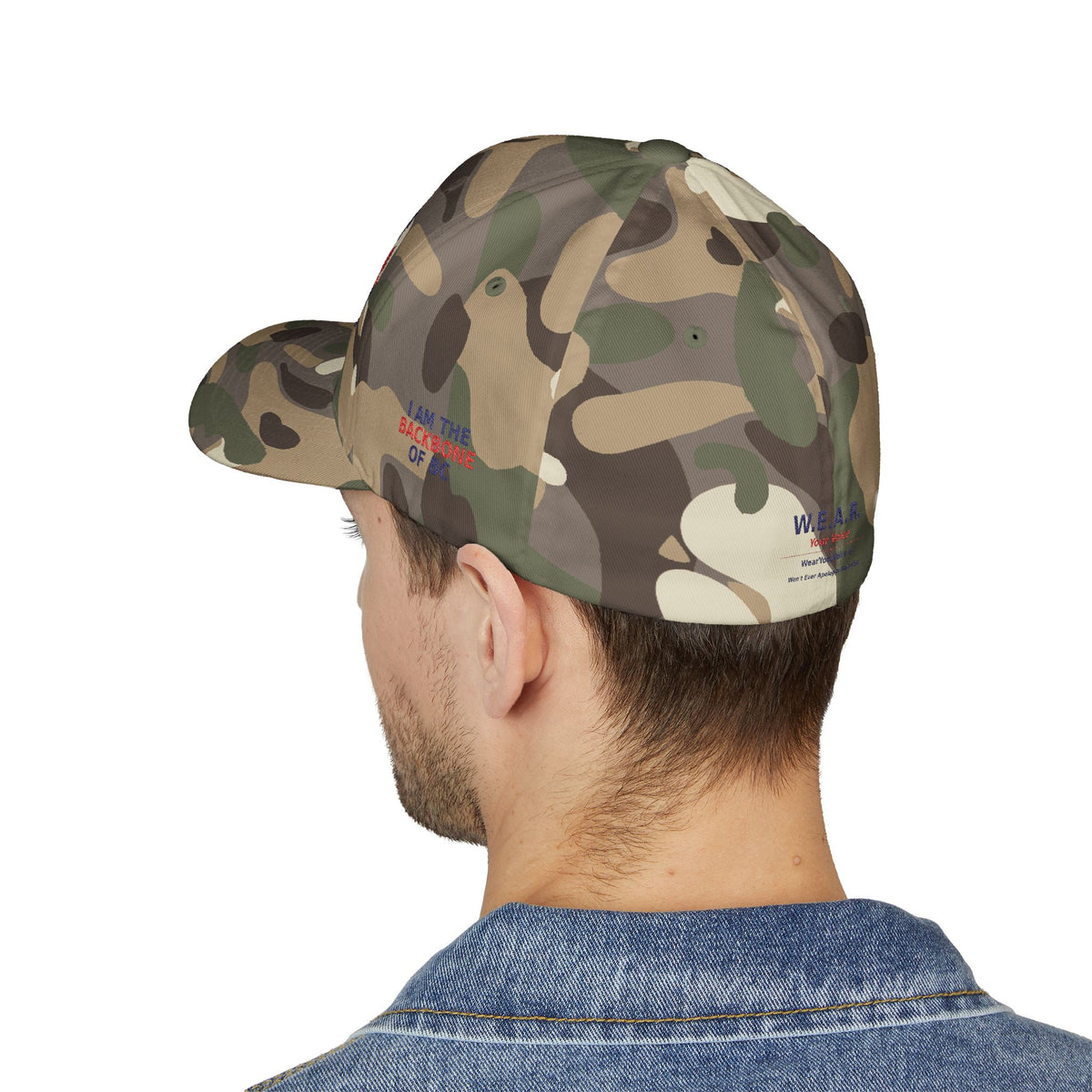 Real People. Real Message. Real BC.- Structured cap-Embroidered-Flex fit