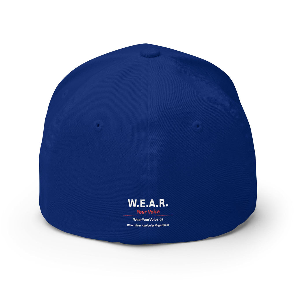 One Party, One Province, One People, One BC - Structured cap-Embroidered-Flex fit