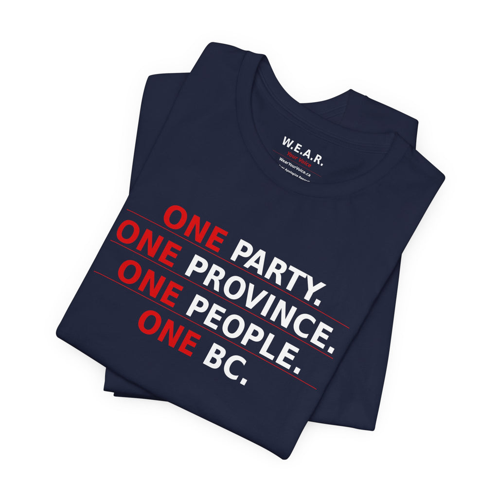 dark - One Party, One Province, One People, One BC / Only One Party Has The Backbone To Say It