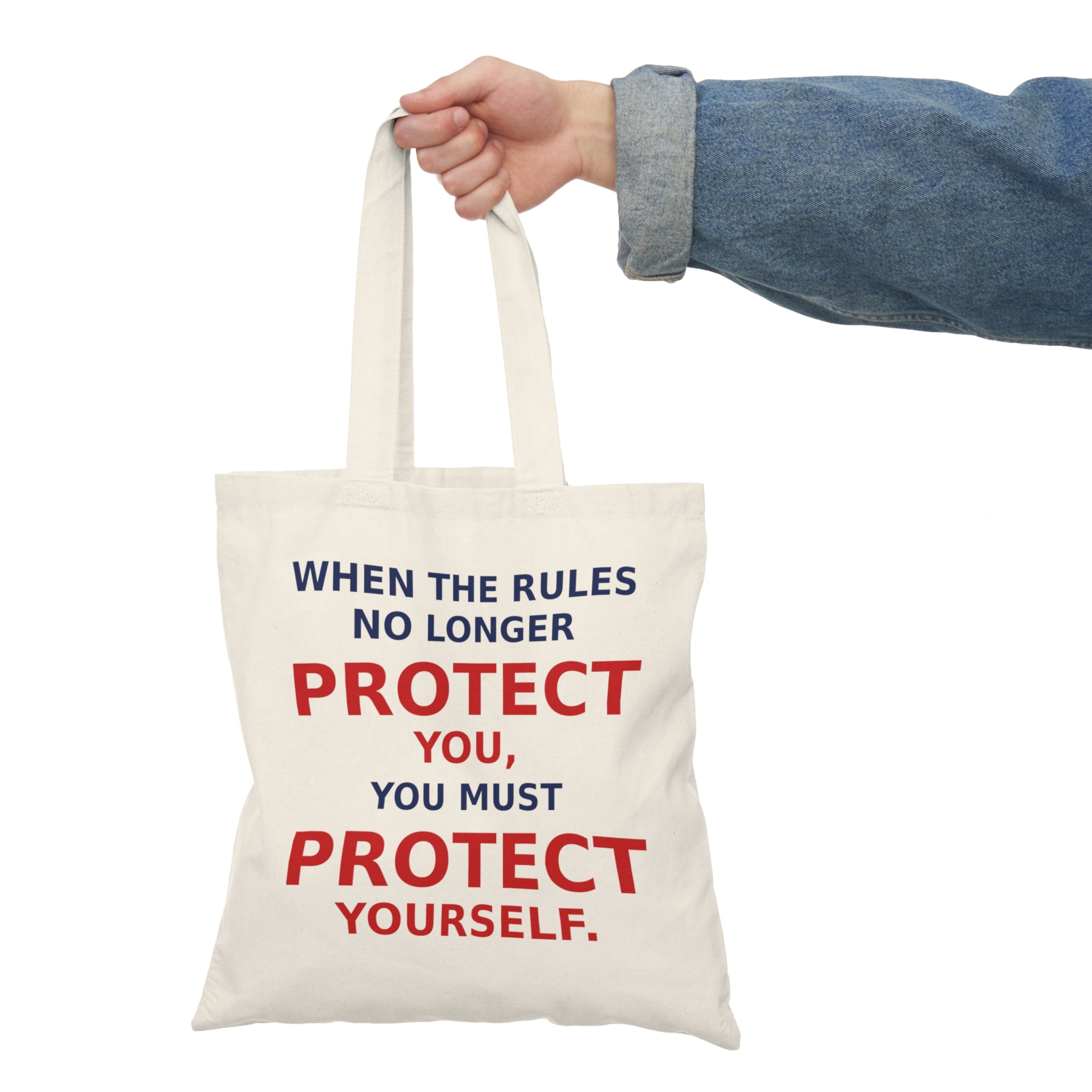 The BC Party For Normal People / PROTECT Yourself Cotton Tote