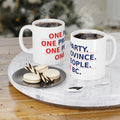 Ceramic Mug — One Party. One Province. One People. One BC.