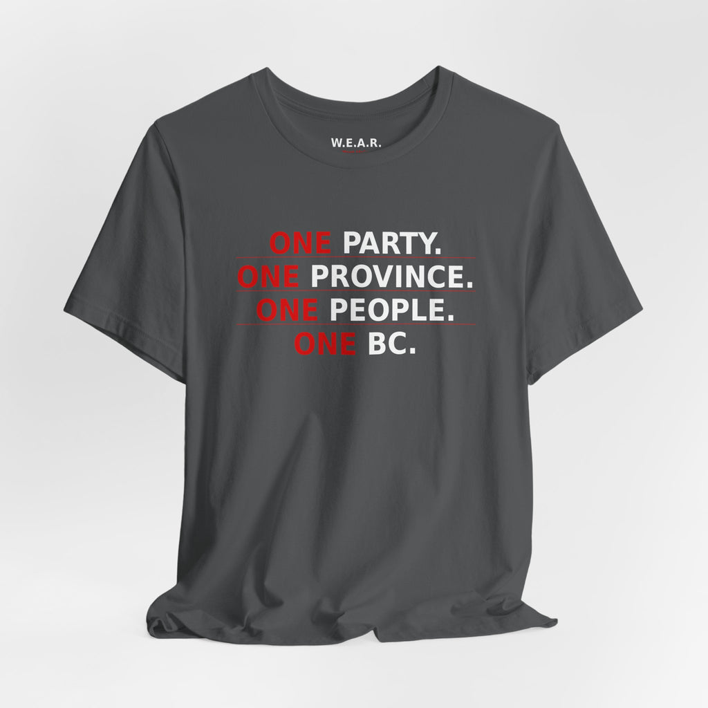 dark - One Party, One Province, One People, One BC / Only One Party Has The Backbone To Say It