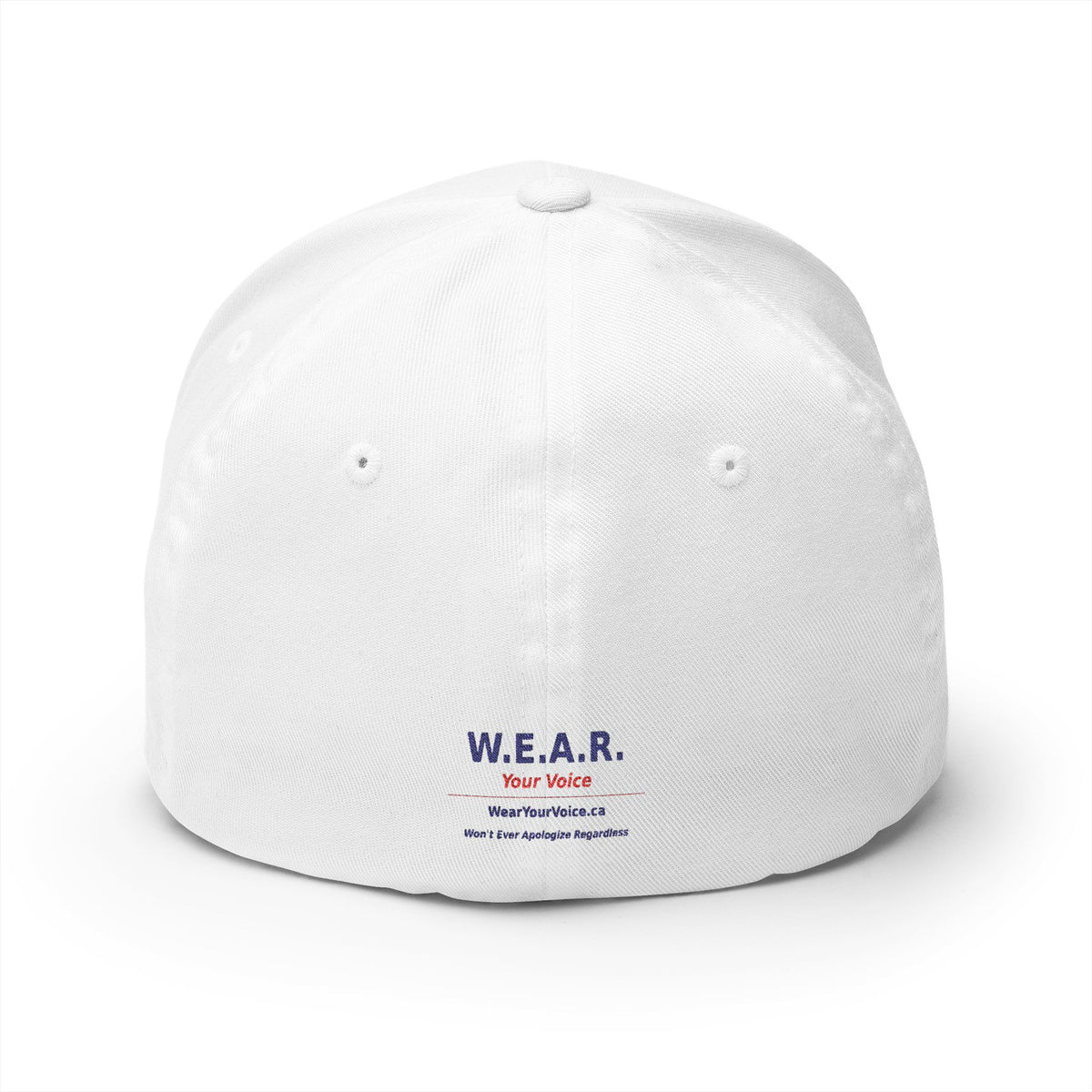 Real People. Real Message. Real BC.- Structured cap-Embroidered-Flex fit