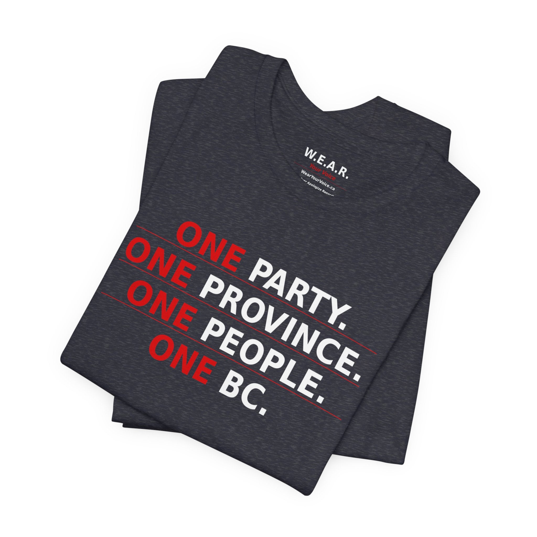 dark - One Party, One Province, One People, One BC / Only One Party Has The Backbone To Say It