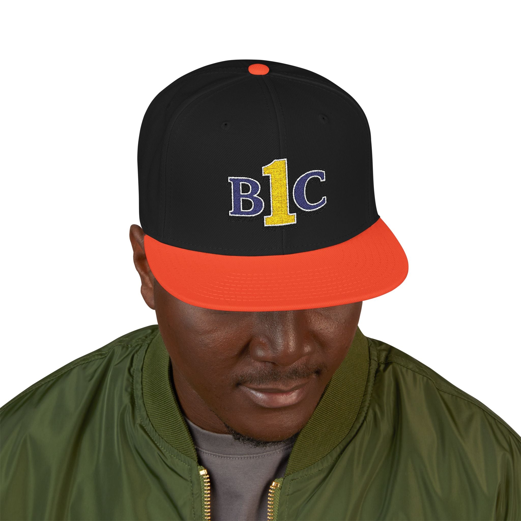 Embroidered B1C  Snapback Hat