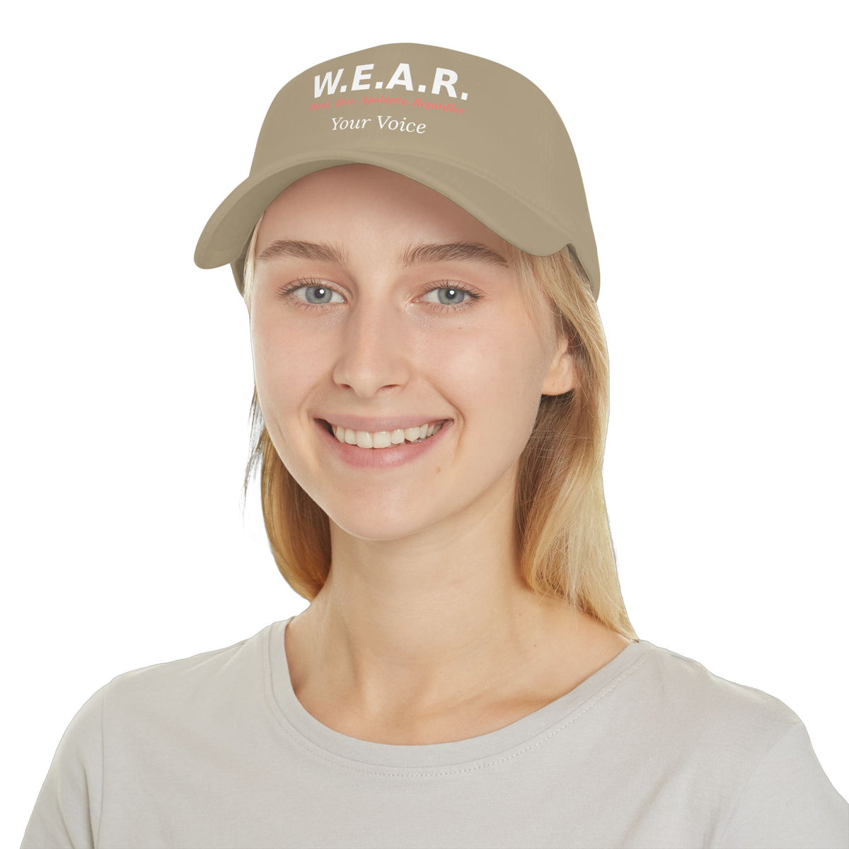 W.E.A.R Your Voice - Baseball cap-Embroidered-Velcro strap