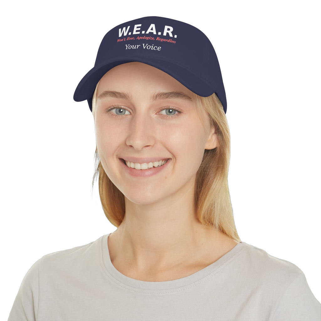 W.E.A.R Your Voice - Baseball cap-Embroidered-Velcro strap
