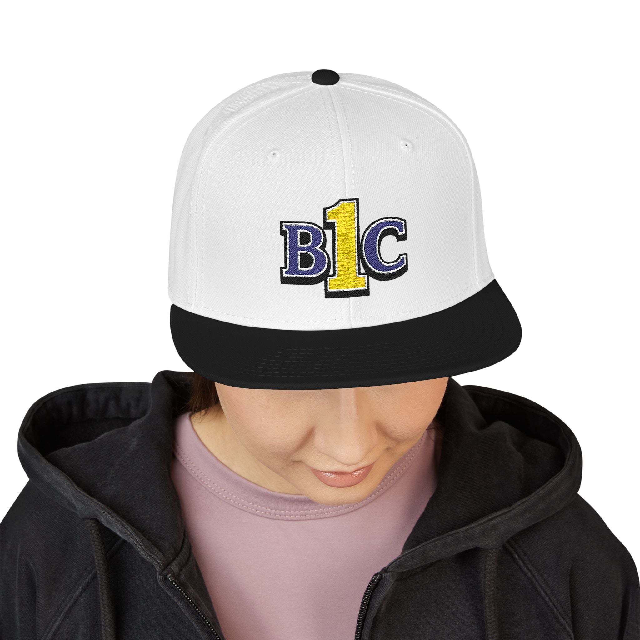 Embroidered B1C  Snapback Hat