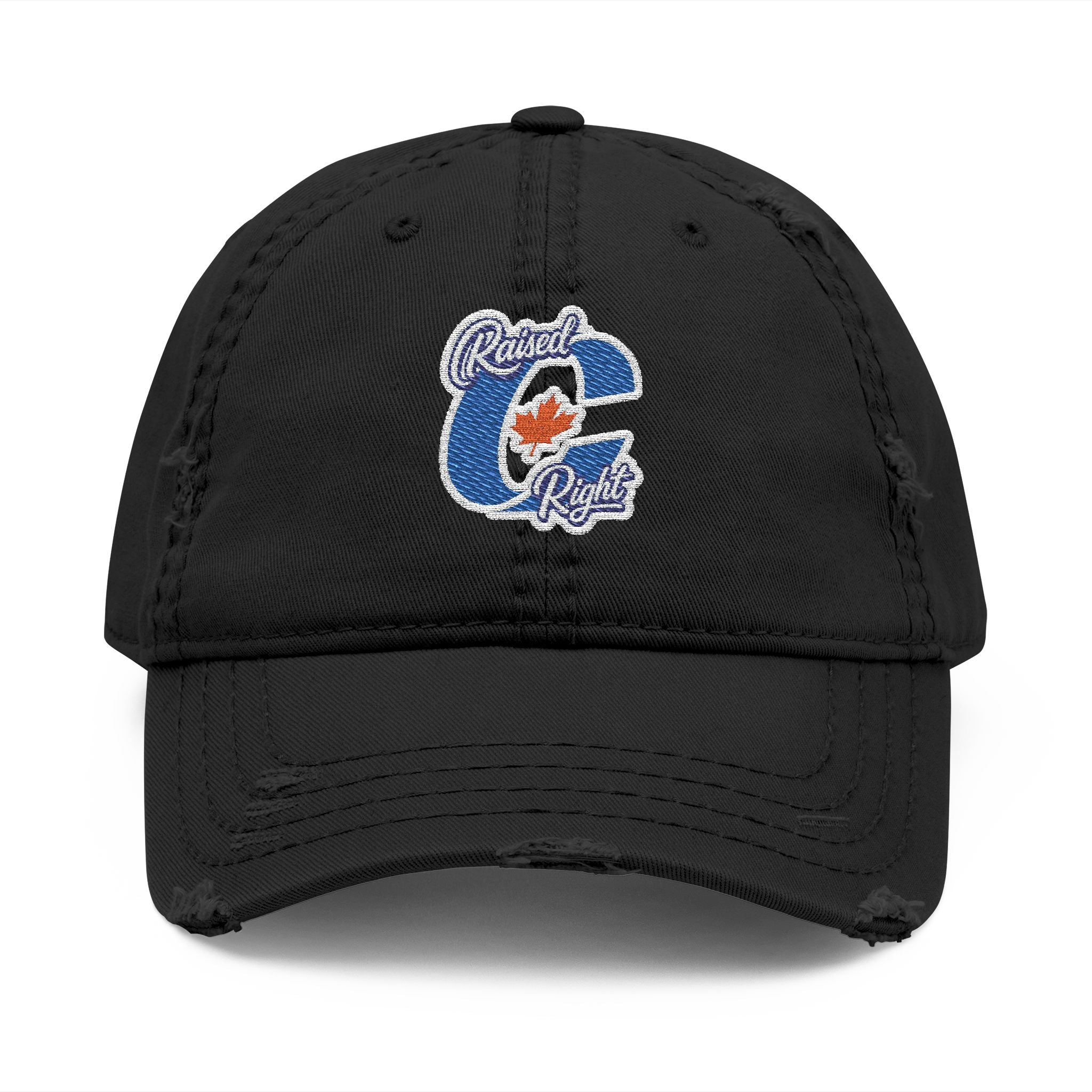 Conservative Raised Right - Embroidered-Velcro