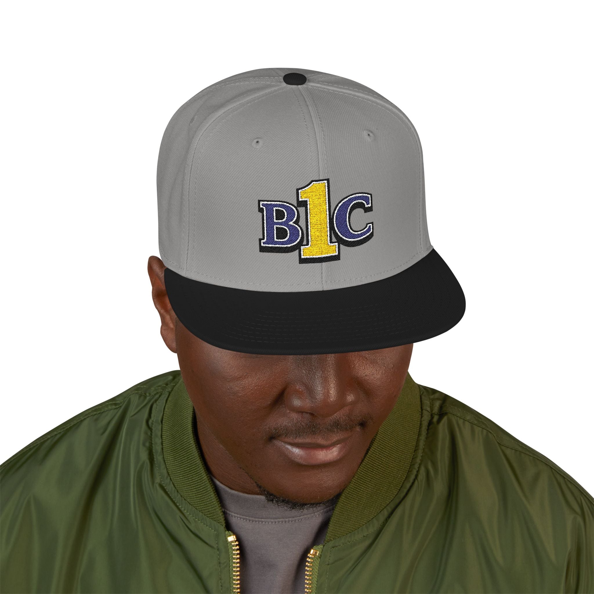 Embroidered B1C  Snapback Hat
