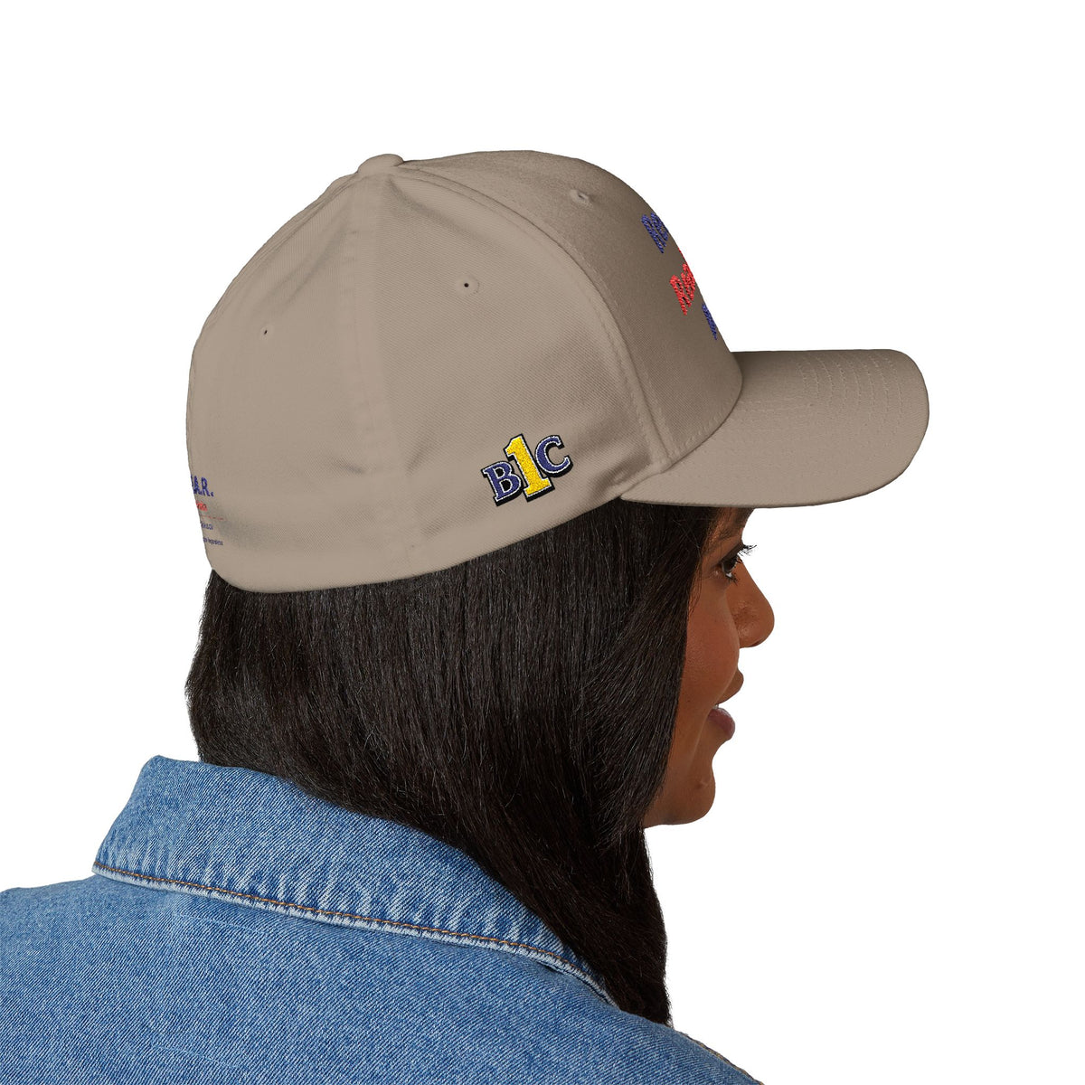 Real People. Real Message. Real BC.- Structured cap-Embroidered-Flex fit