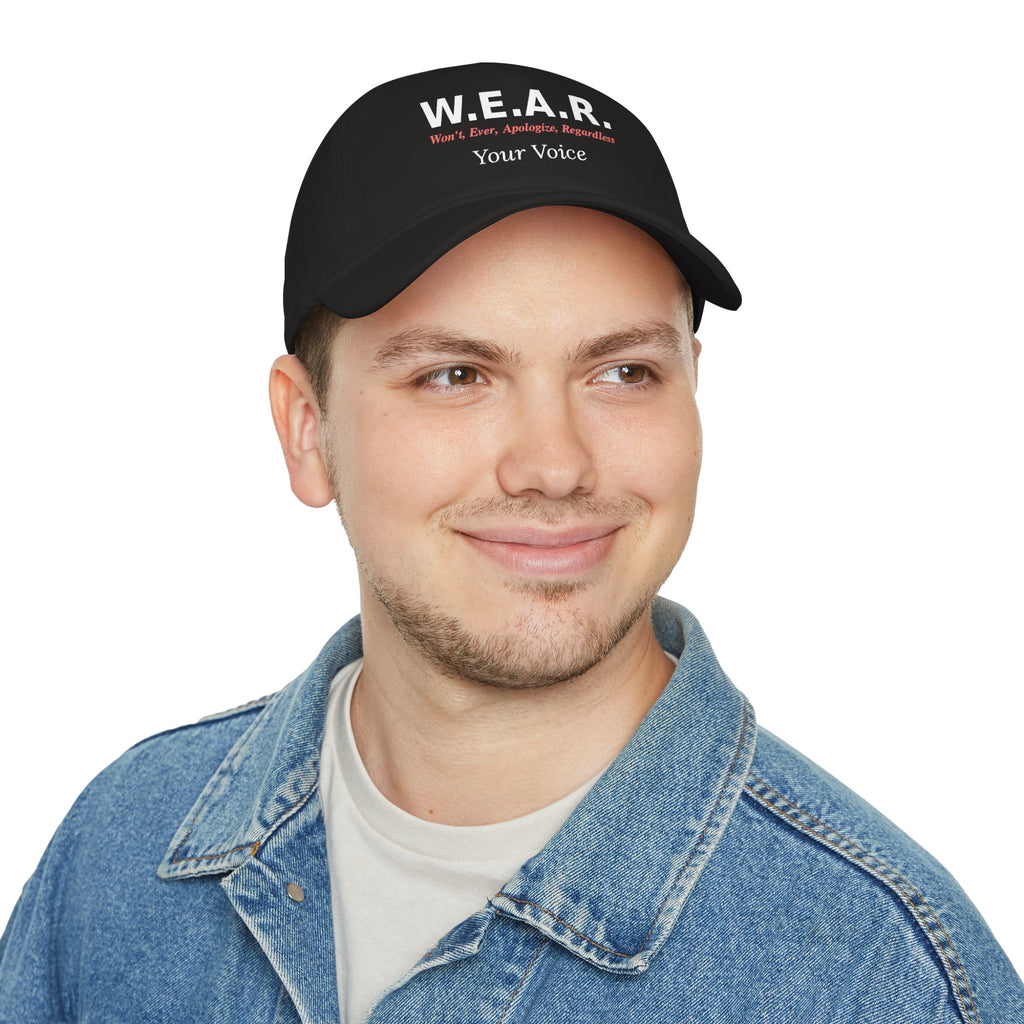 W.E.A.R Your Voice - Baseball cap-Embroidered-Velcro strap