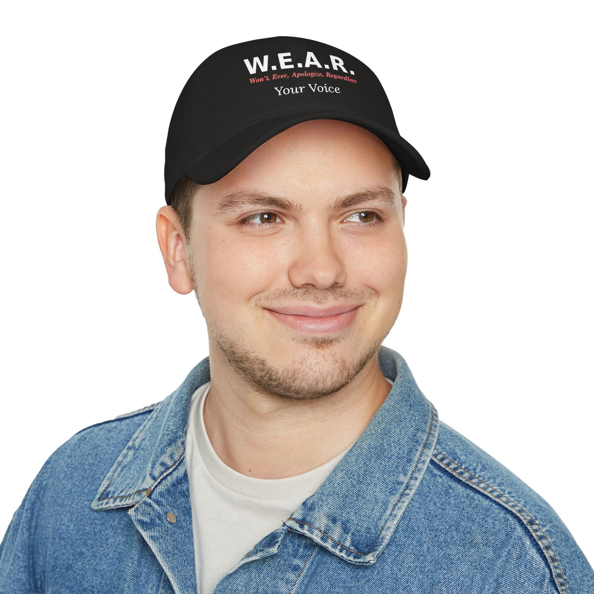 W.E.A.R Your Voice - Baseball cap-Embroidered-Velcro strap