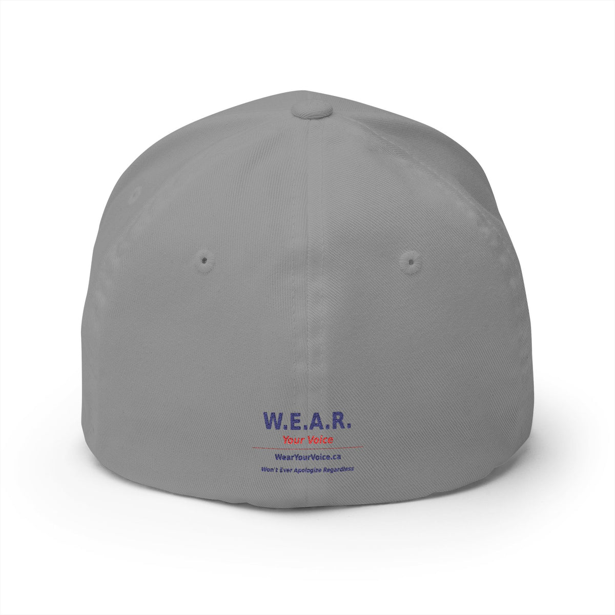 Real People. Real Message. Real BC.- Structured cap-Embroidered-Flex fit