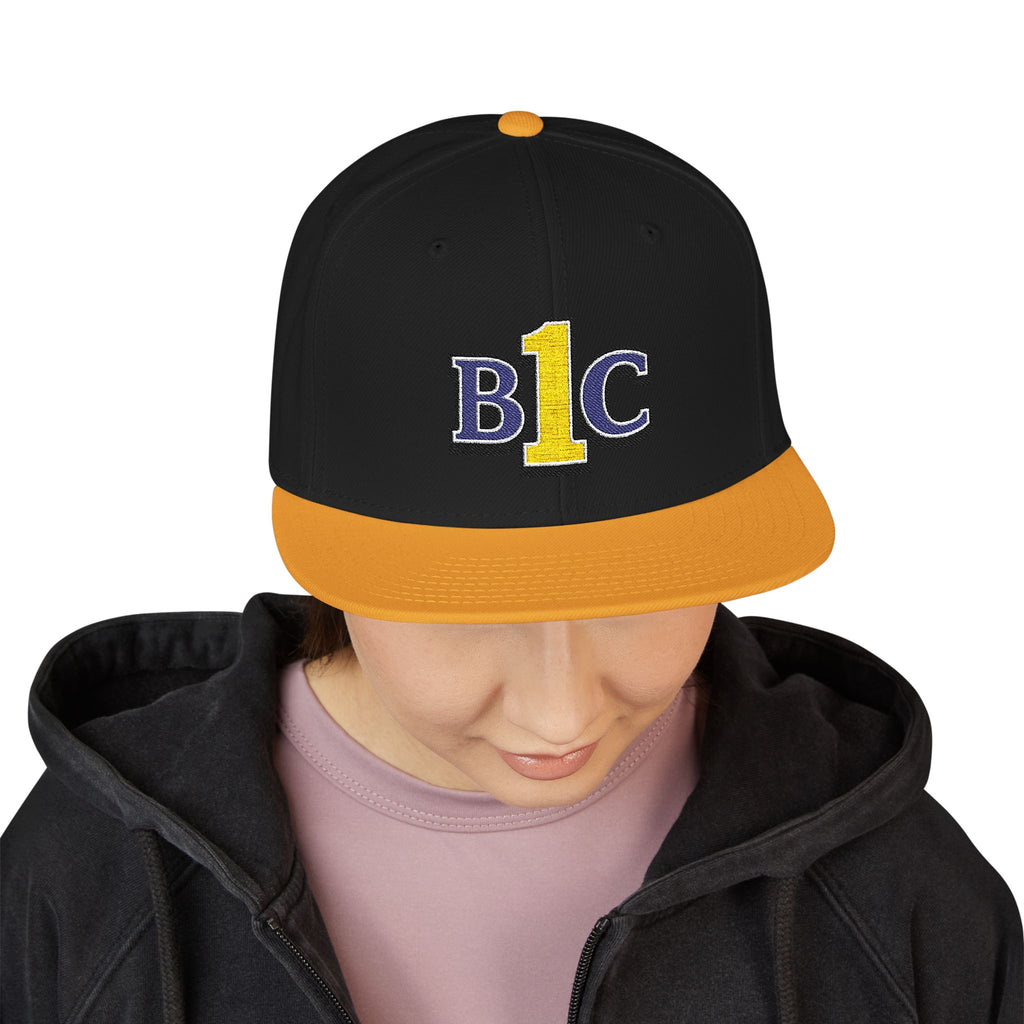 Embroidered B1C  Snapback Hat