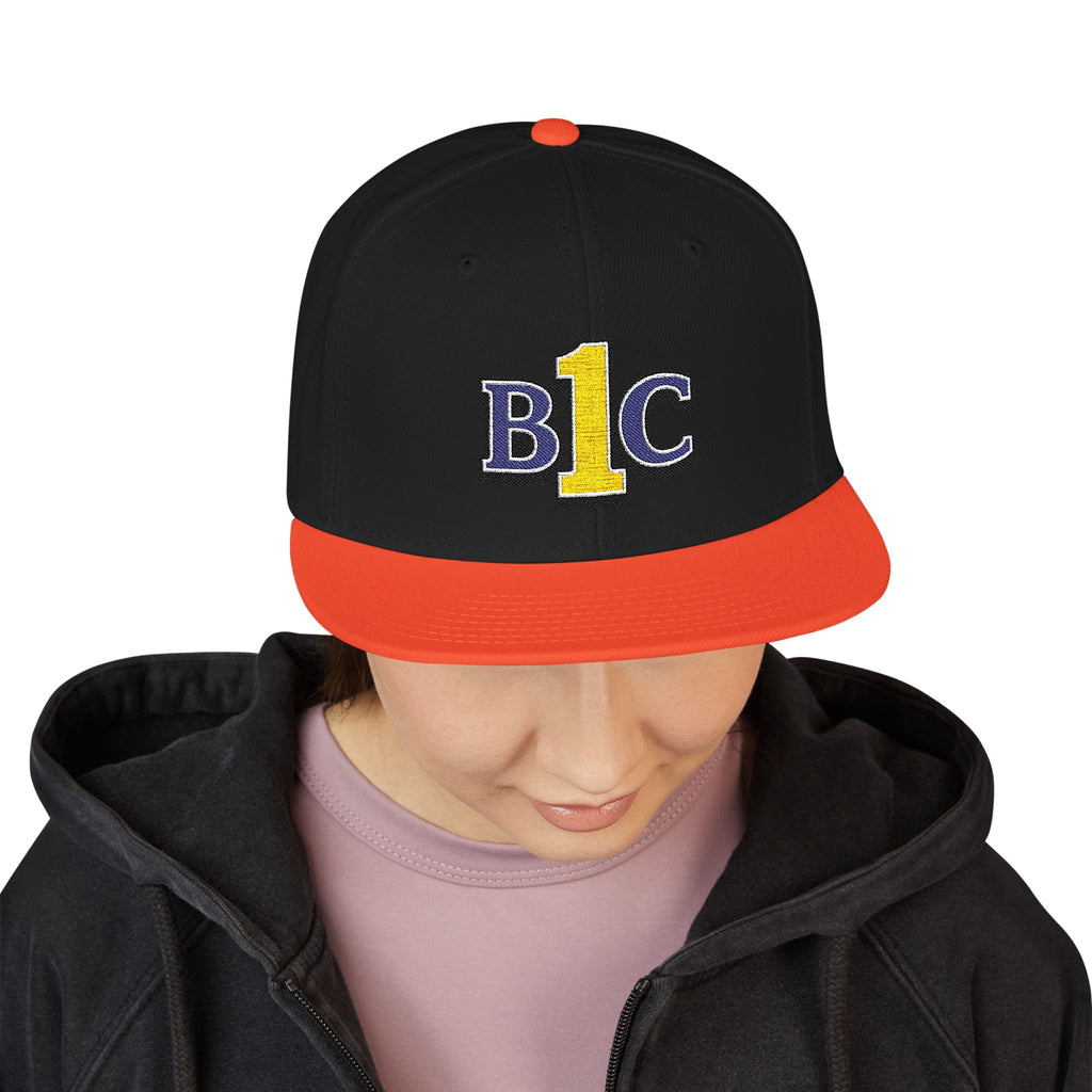 Embroidered B1C  Snapback Hat