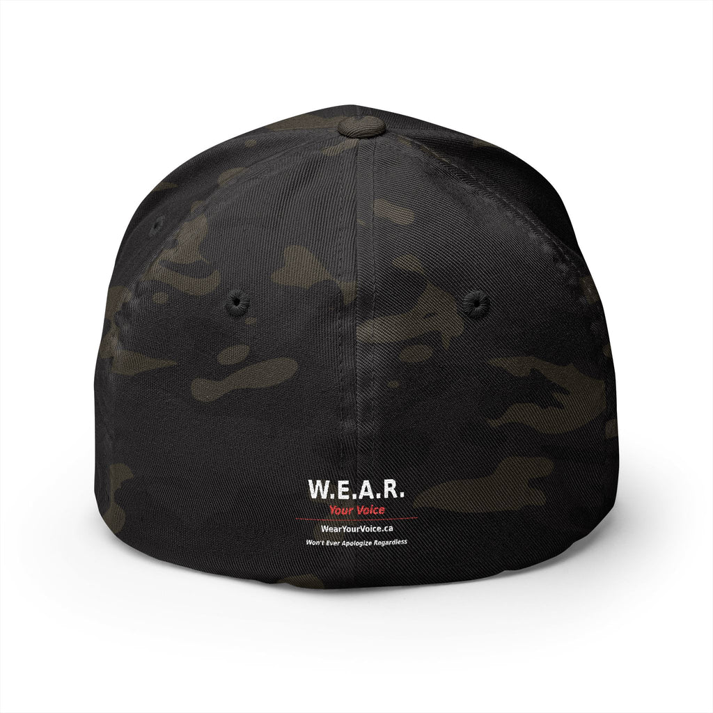 One Party, One Province, One People, One BC - Structured cap-Embroidered-Flex fit