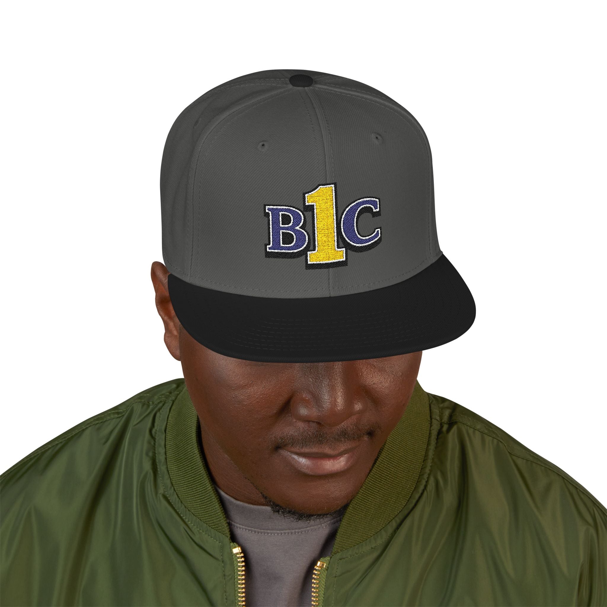 Embroidered B1C  Snapback Hat
