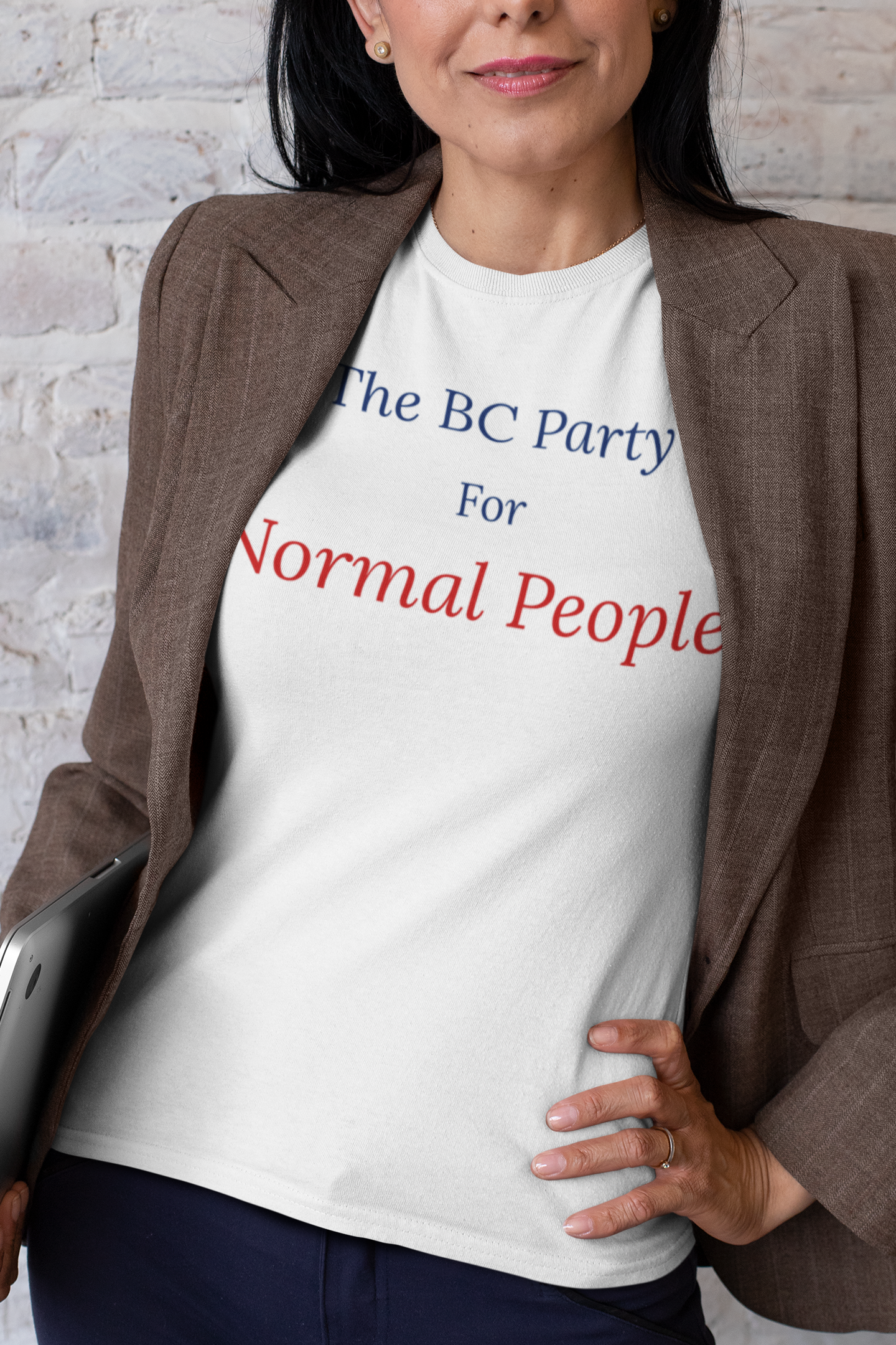 The BC Party For Normal People - Women's Tee - White