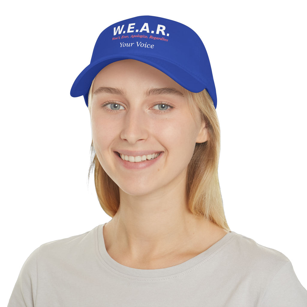 W.E.A.R Your Voice - Baseball cap-Embroidered-Velcro strap