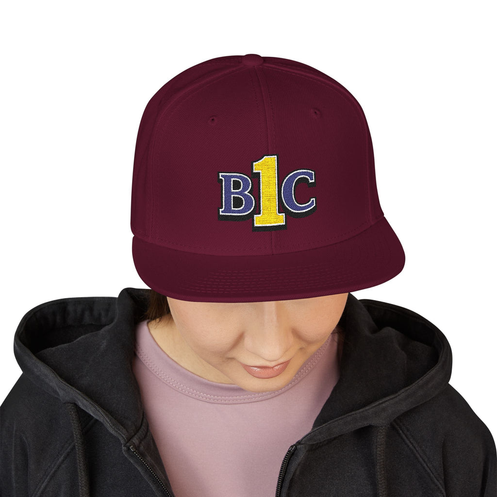 Embroidered B1C  Snapback Hat