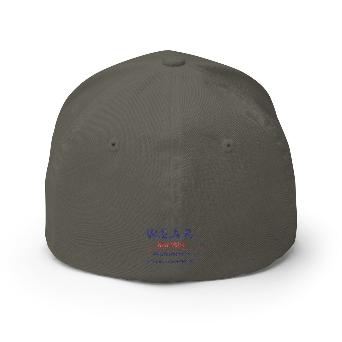 Real People. Real Message. Real BC.- Structured cap-Embroidered-Flex fit