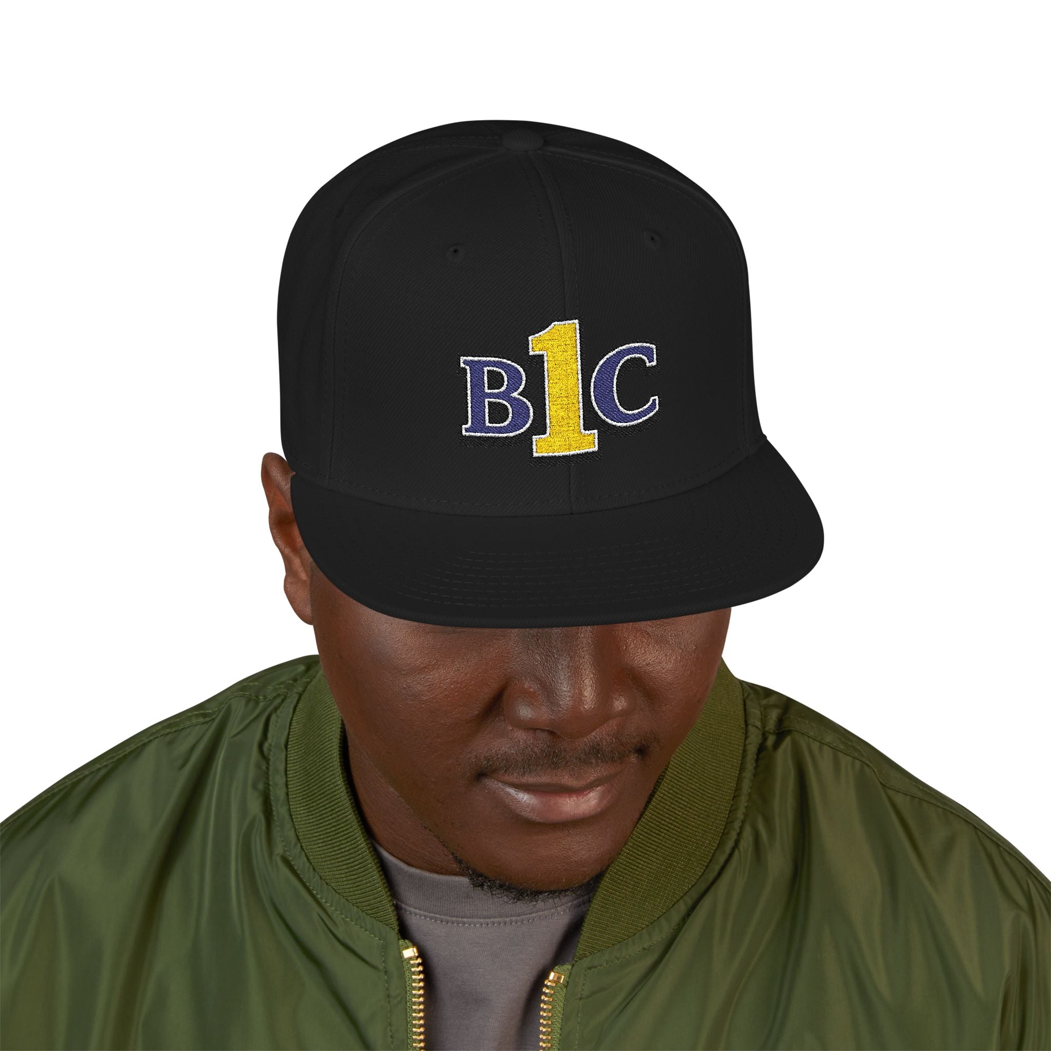 Embroidered B1C  Snapback Hat