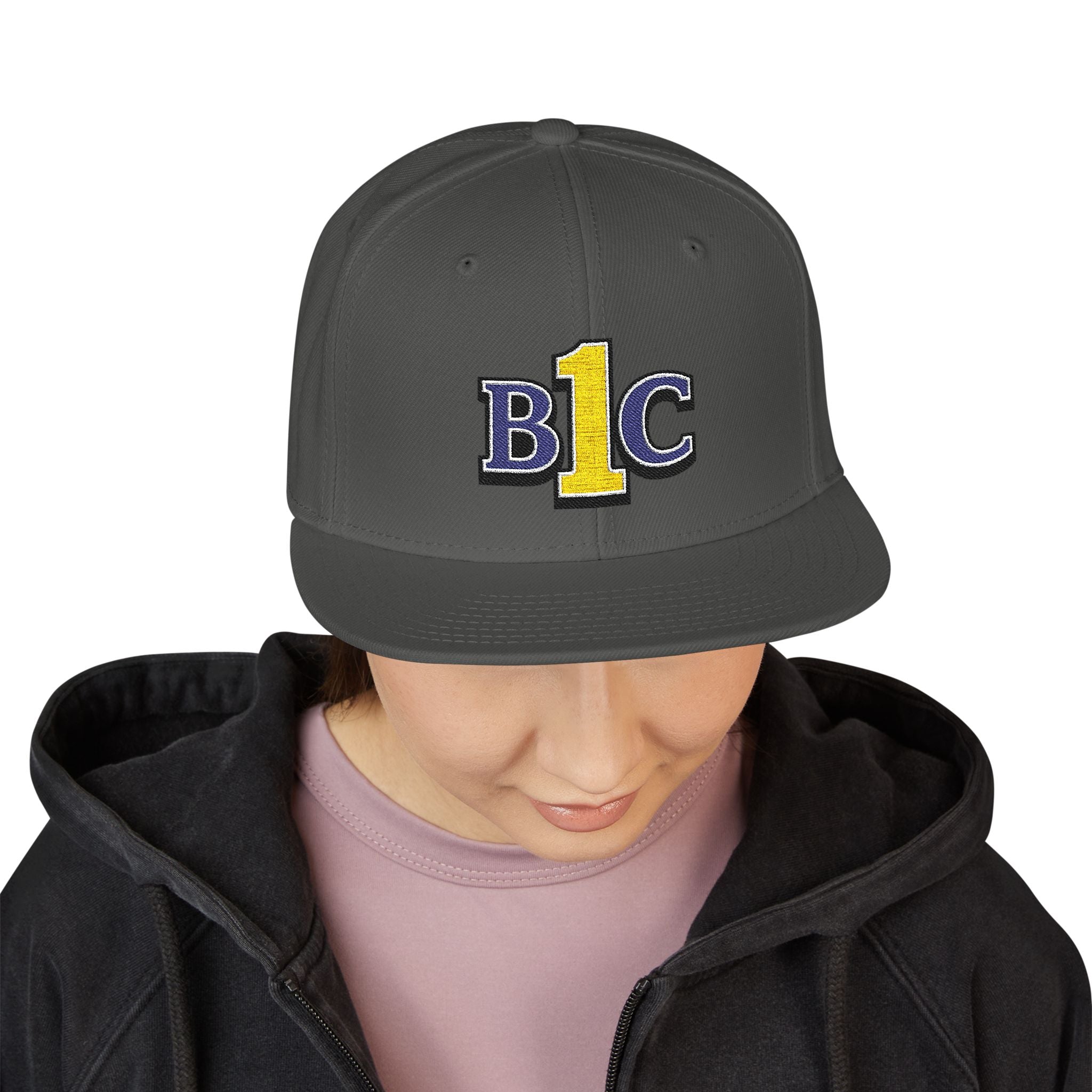 Embroidered B1C  Snapback Hat