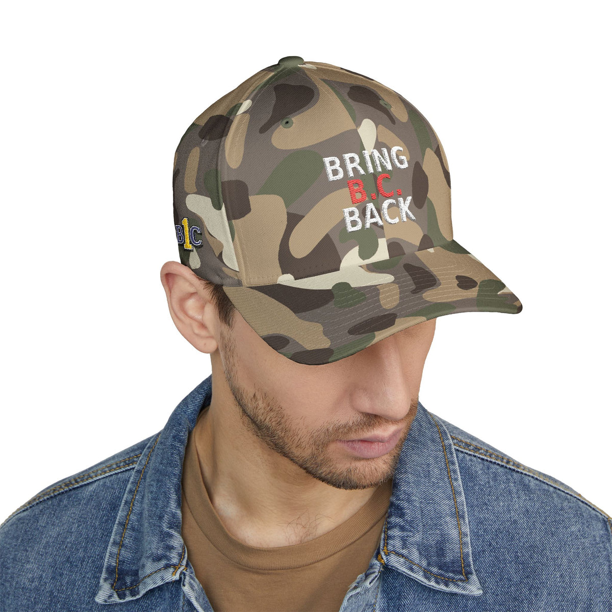 BRING B.C. BACK - Structured cap-Embroidered-Flex fit