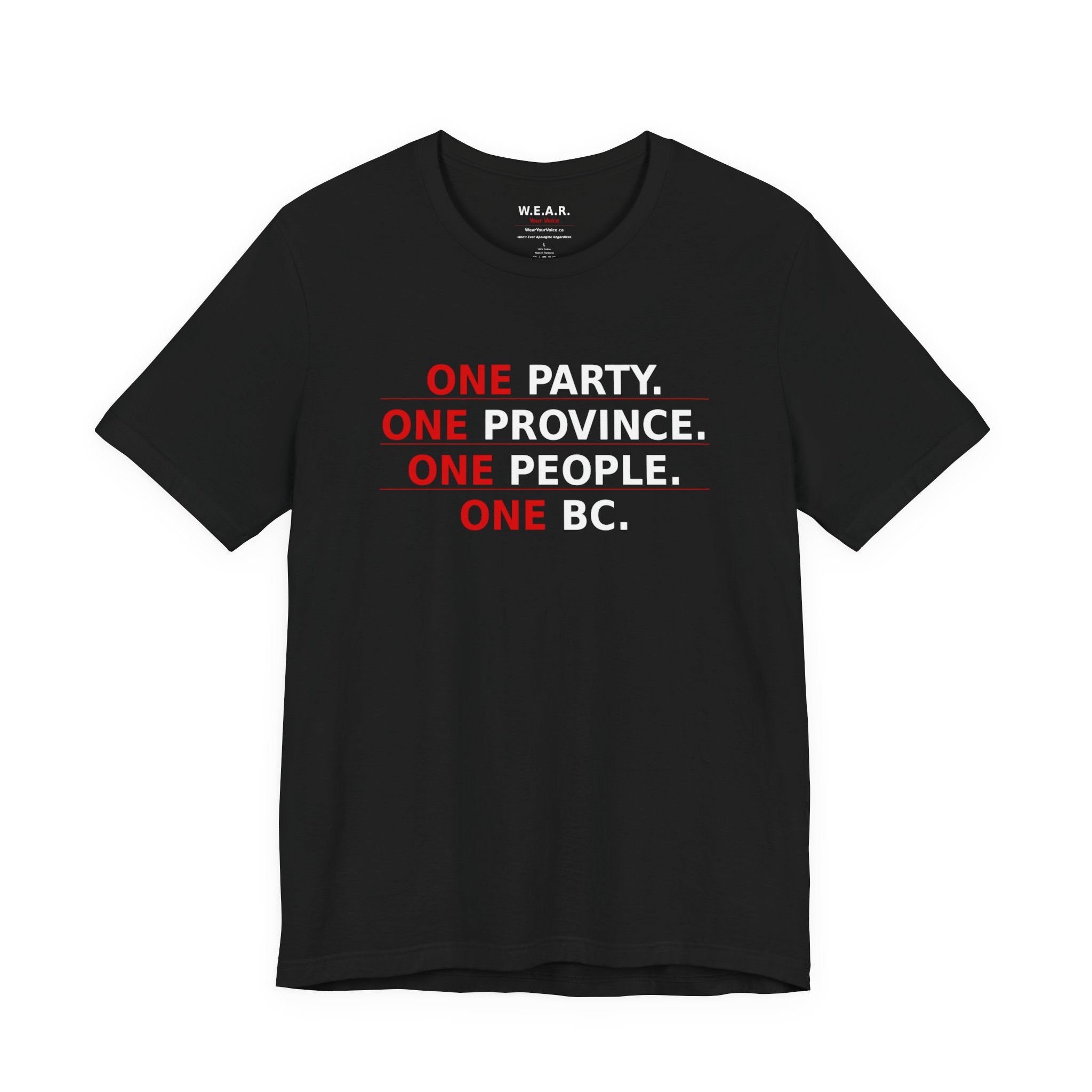 dark - One Party, One Province, One People, One BC / Only One Party Has The Backbone To Say It