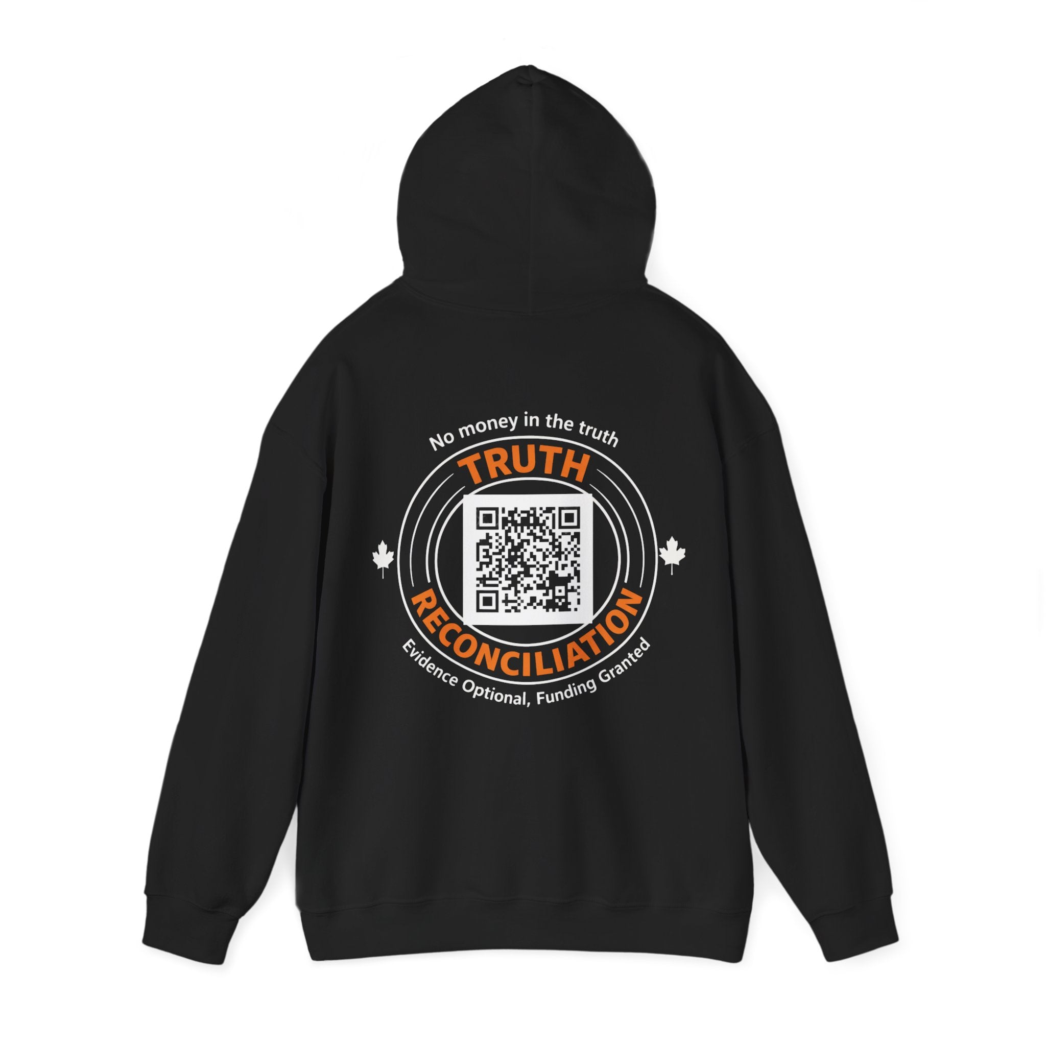 Truth & Reconciliation / Making a Killing Video QR code Hoodie