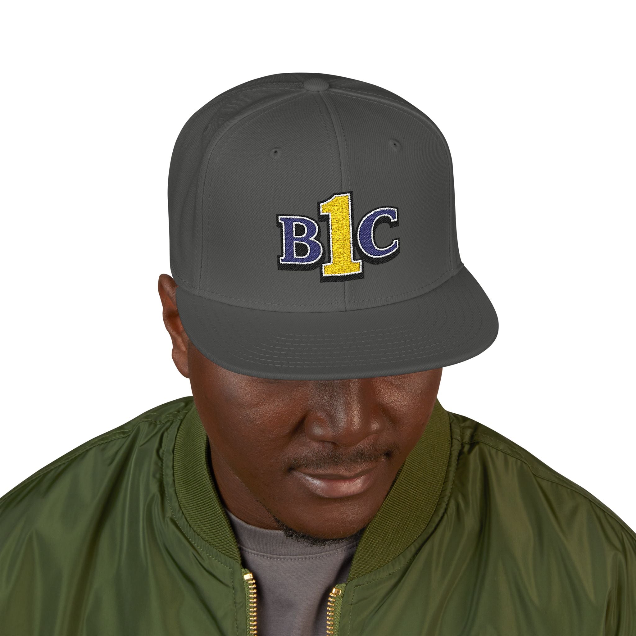 Embroidered B1C  Snapback Hat