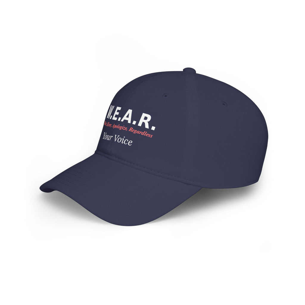 W.E.A.R Your Voice - Baseball cap-Embroidered-Velcro strap