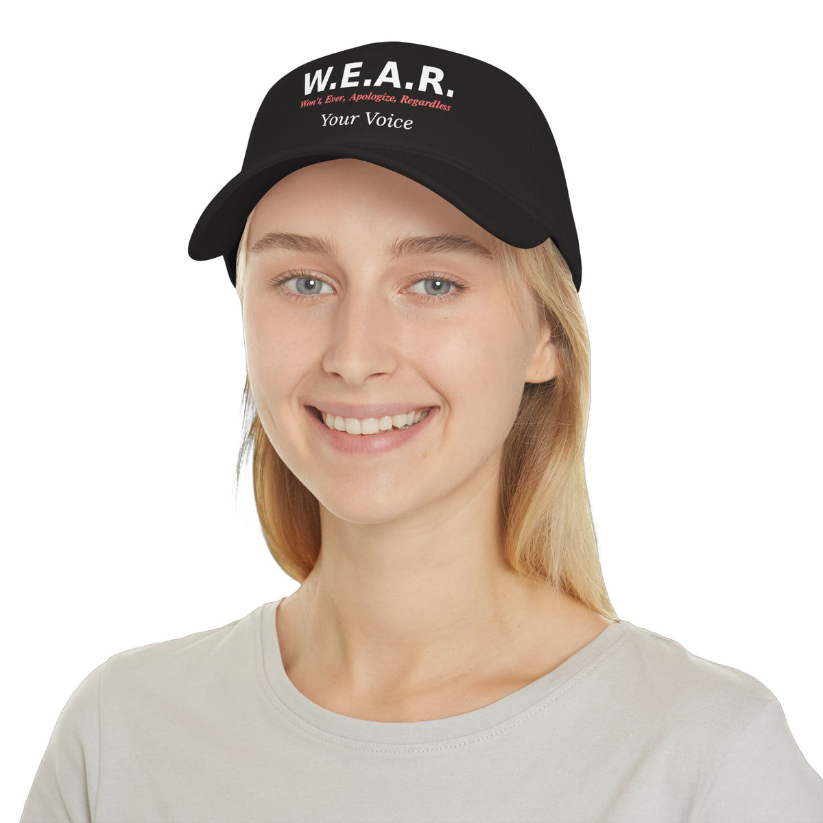W.E.A.R Your Voice - Baseball cap-Embroidered-Velcro strap